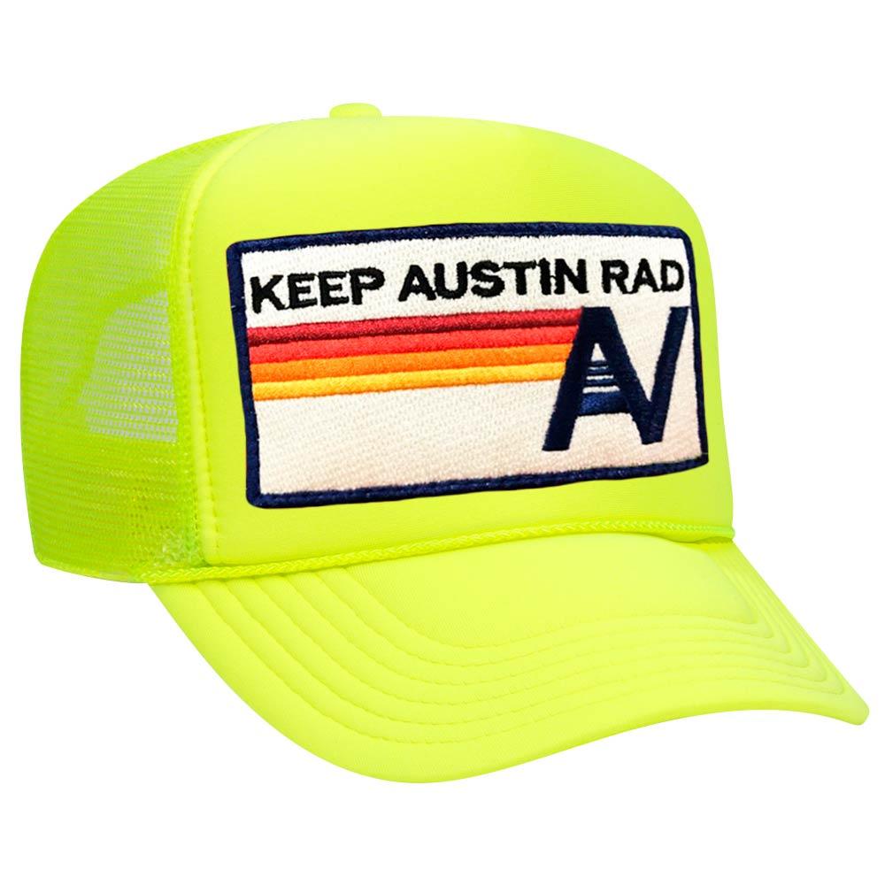 Retro KEEP AUSTIN RAD VINTAGE TRUCKER HAT
