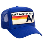Retro KEEP AUSTIN RAD VINTAGE TRUCKER HAT
