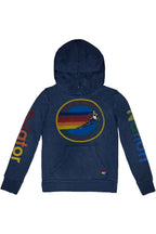 Retro KIDS AVIATOR NATION ASPEN PULLOVER HOODIE - NAVY