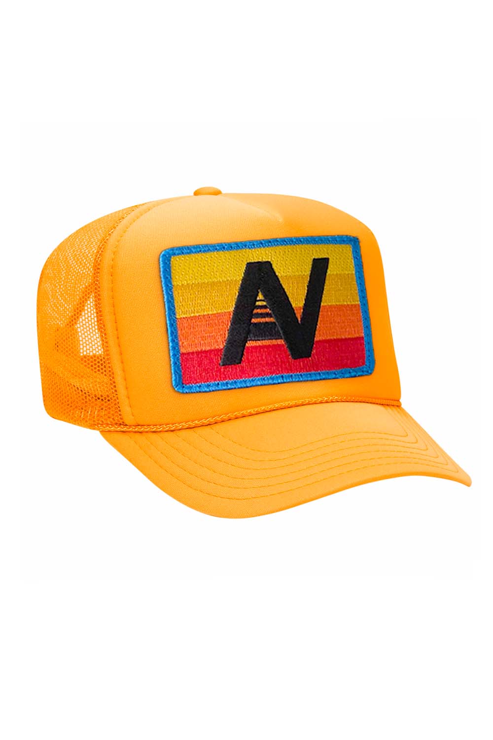 Retro KIDS LOGO RAINBOW VINTAGE FOAM TRUCKER HAT