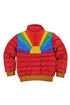 Retro KIDS SUNBURST JACKET - RED