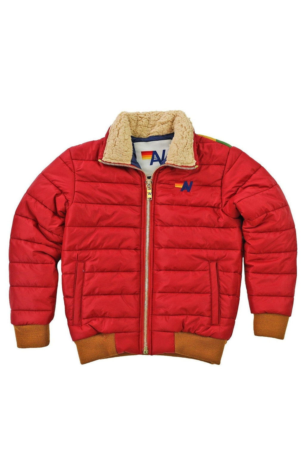 Retro KIDS SUNBURST JACKET - RED