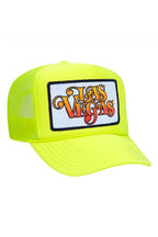 Retro LAS VEGAS SCRIPT TRUCKER HAT