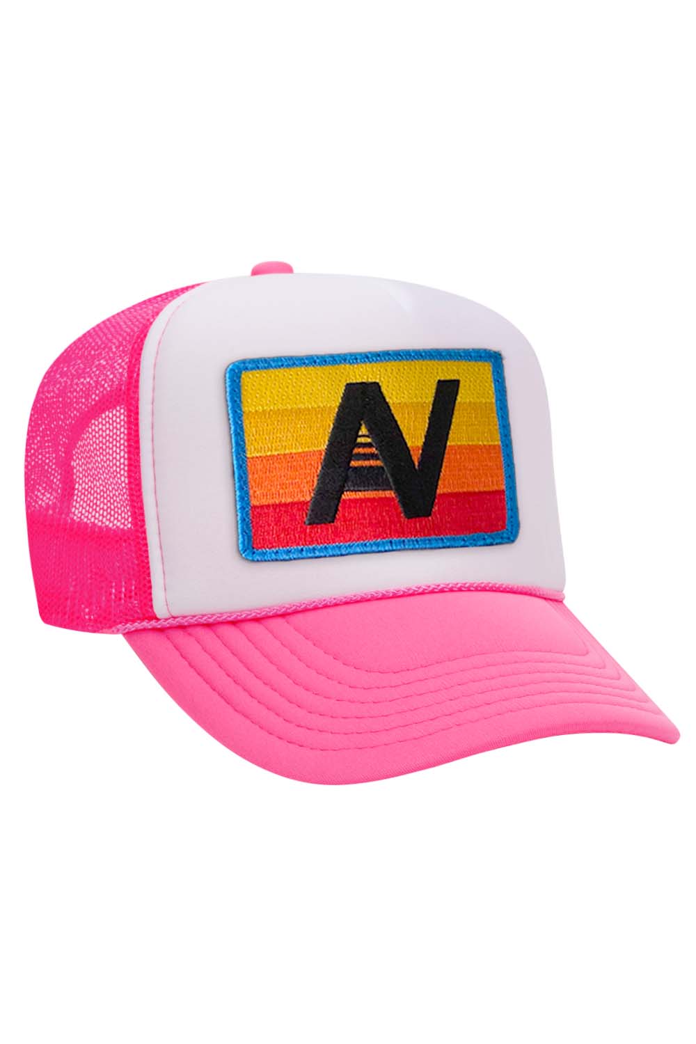 Retro LOGO RAINBOW VINTAGE TRUCKER HAT