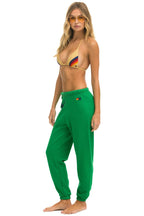 Retro LOGO SWEATPANTS - KELLY GREEN