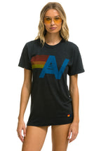Retro LOGO TEE - CHARCOAL
