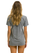 Retro LOGO TEE - HEATHER GREY