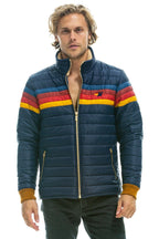 Retro 4 STRIPE JACKET - NAVY
