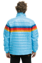 Retro 4 STRIPE TRAVELER JACKET - GLOSSY SKY