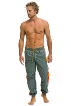 Retro MENS 4 STRIPE WIND PANT - SEDONA GREY