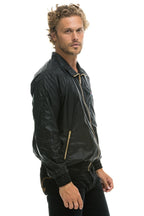 Retro MENS BASIC WINDBREAKER - BLACK
