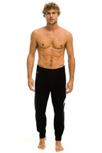 Retro MENS BOLT CASHMERE LIGHT SWEATER PANT - BLACK WHITE BOLT