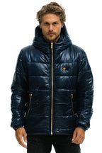 Retro BOLT LUXE TREKKER JACKET - GLOSSY NAVY