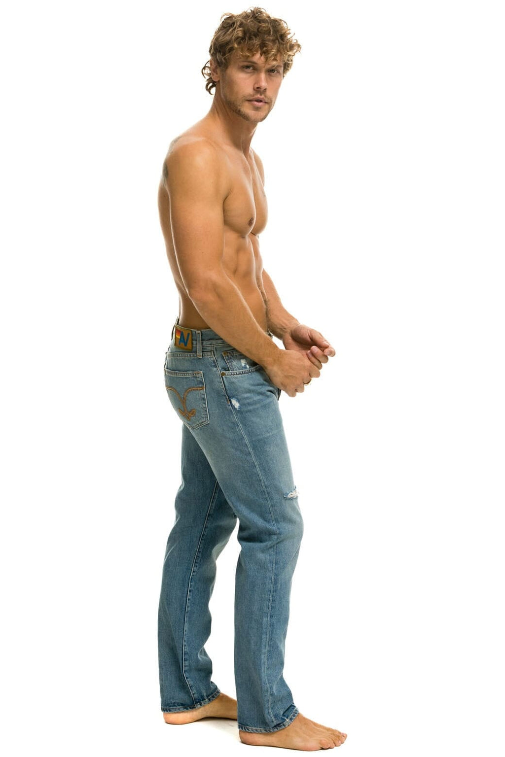 Retro MENS CLASSIC STRAIGHT LEG DENIM JEAN - VINTAGE