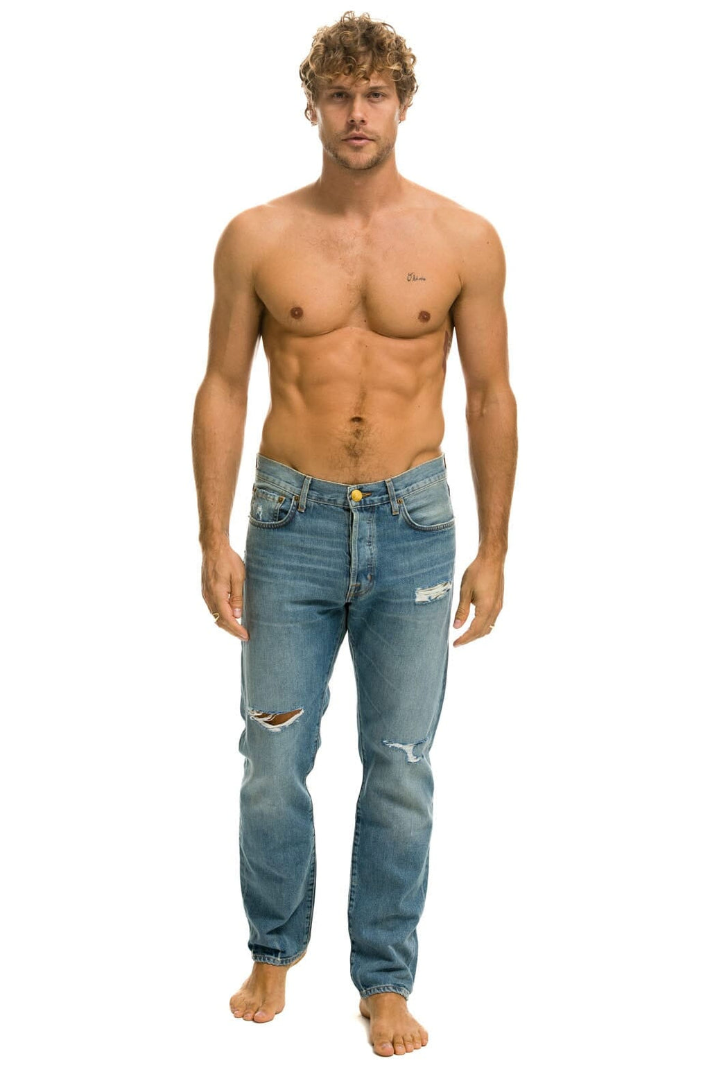 Retro MENS CLASSIC STRAIGHT LEG DENIM JEAN - VINTAGE