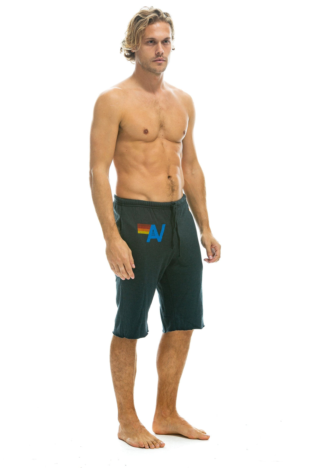 Retro LOGO SWEATSHORTS - CHARCOAL