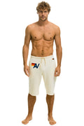 Retro LOGO SWEATSHORTS - VINTAGE WHITE