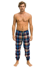 Retro UNISEX PLAID LODGE PANT - PATRIOT PLAID