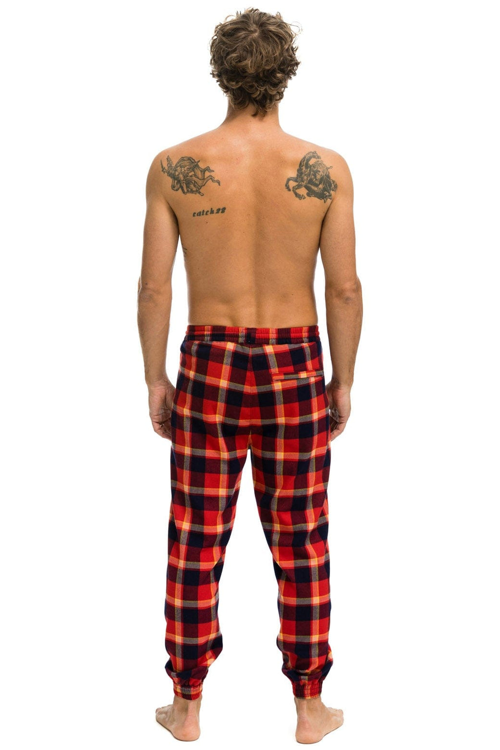 Retro UNISEX PLAID LODGE PANT - RUGBY PLAID
