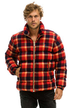 Retro UNISEX PLAID TRAVELER JACKET - RUGBY PLAID