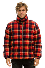 Retro UNISEX PLAID TRAVELER JACKET - RUGBY PLAID