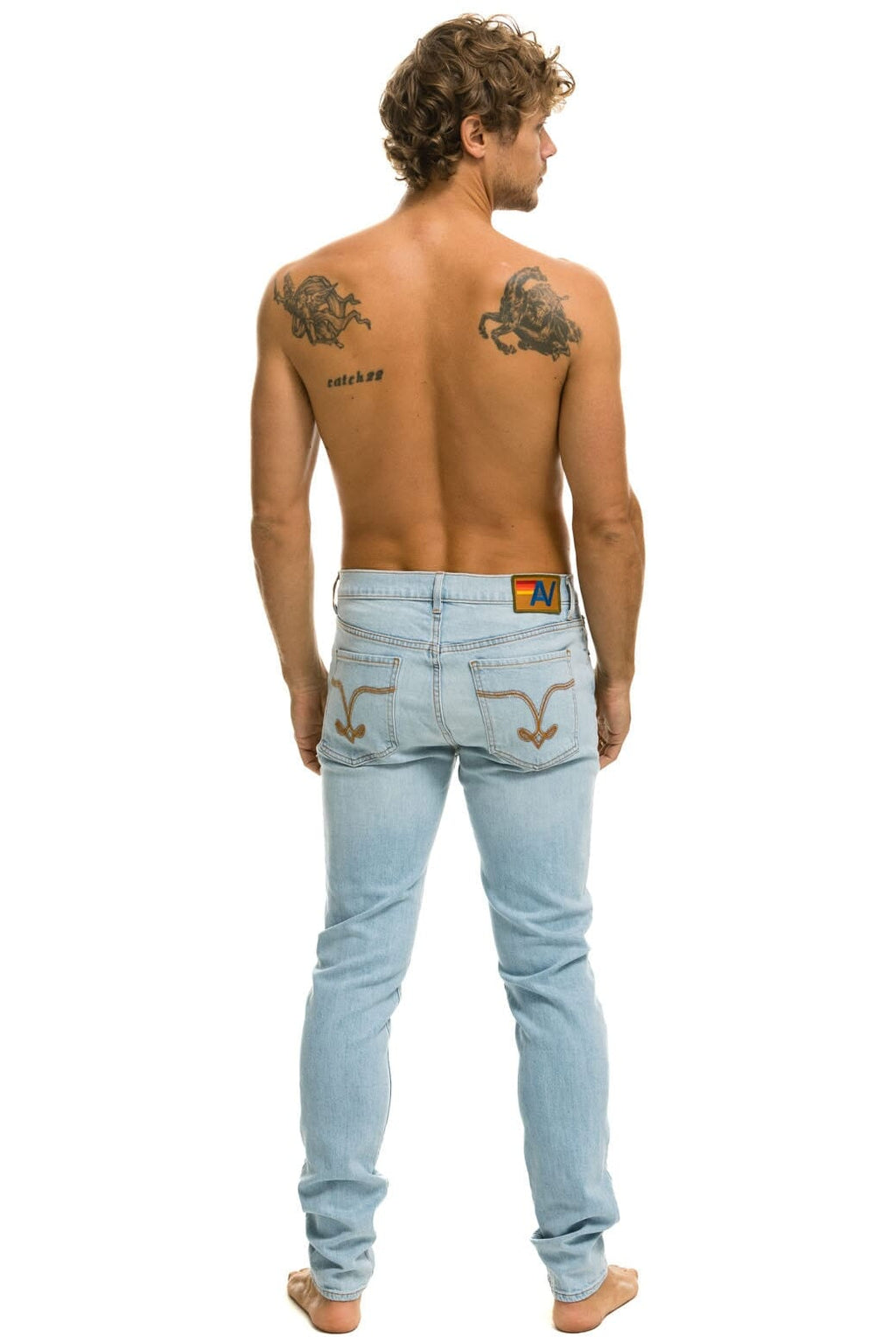 Retro MENS SLIM FIT SURFER DENIM JEAN - SUPER LIGHT