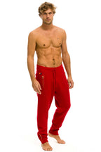 Retro MENS VINTAGE CABIN CASHMERE SWEATER PANT - CHERRY