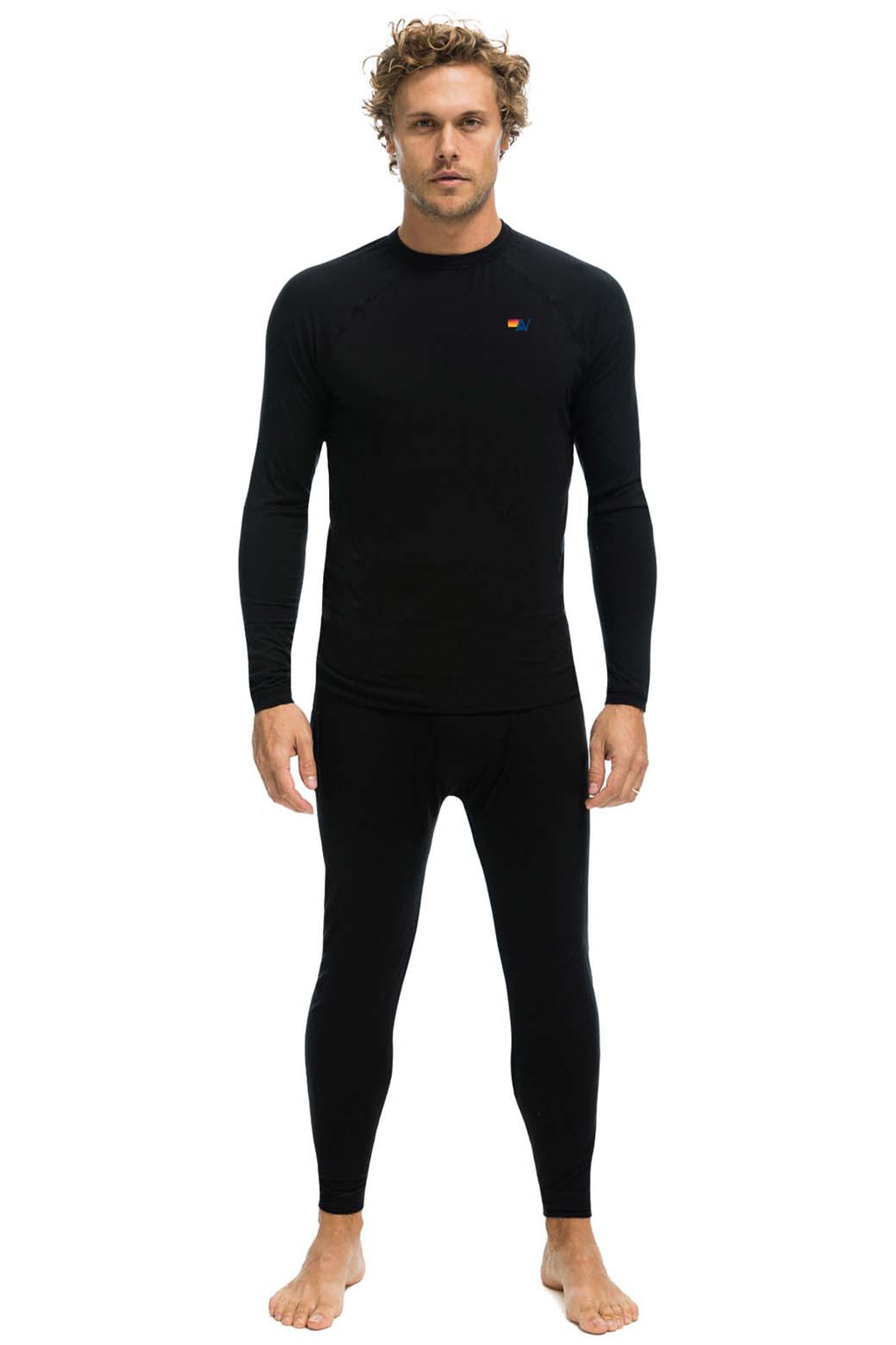 Retro MICRO MODAL BASE LAYER BOTTOM - BLACK