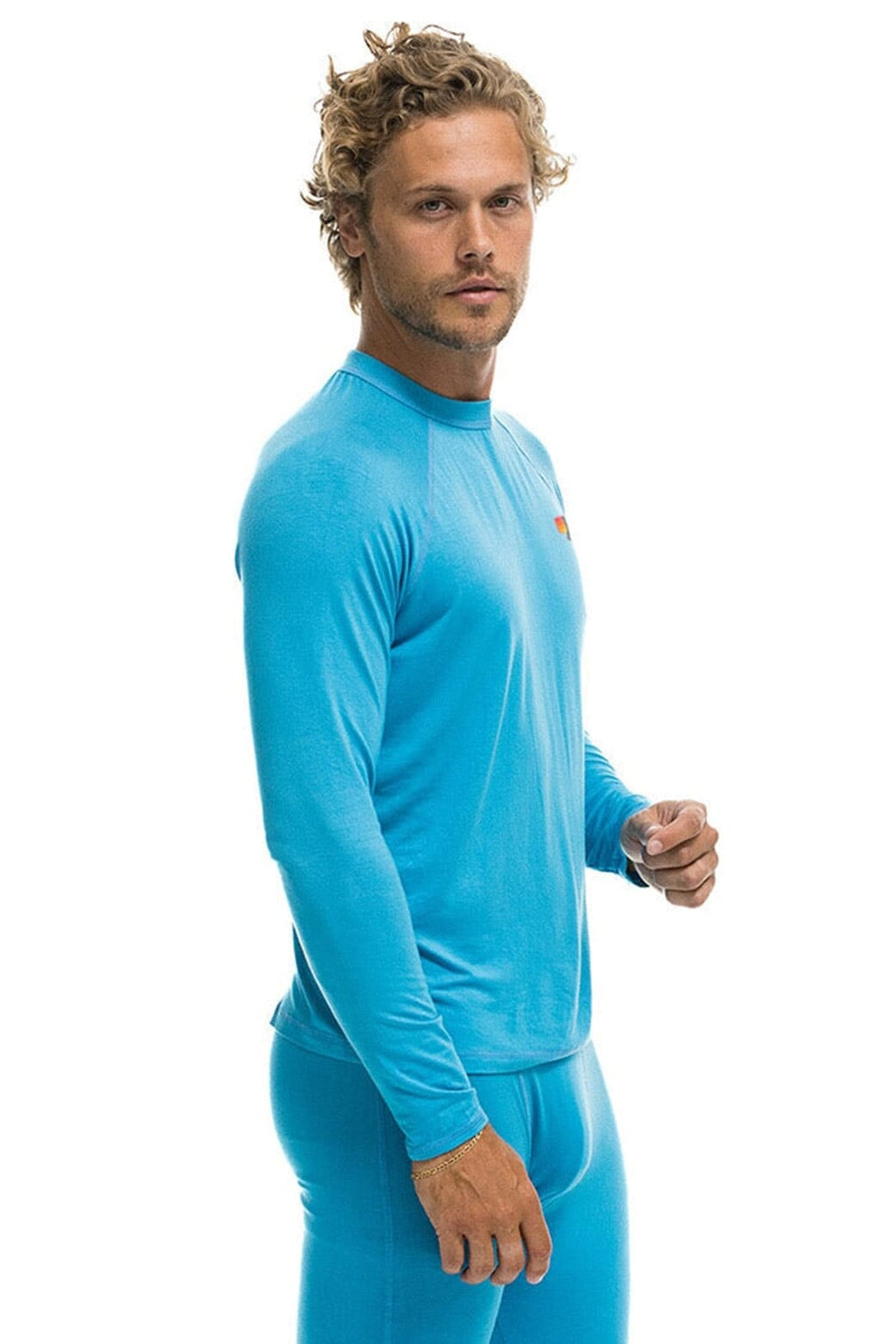 Retro MICRO MODAL BASE LAYER TOP - OCEAN