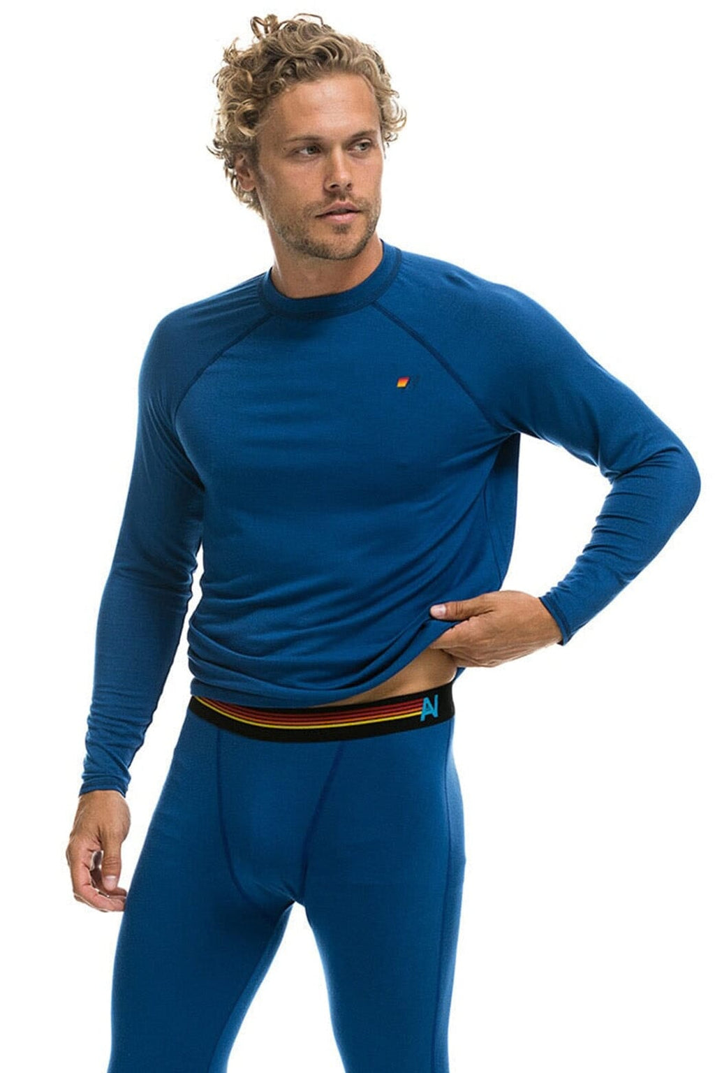 Retro MICRO MODAL BASE LAYER TOP - ROYAL