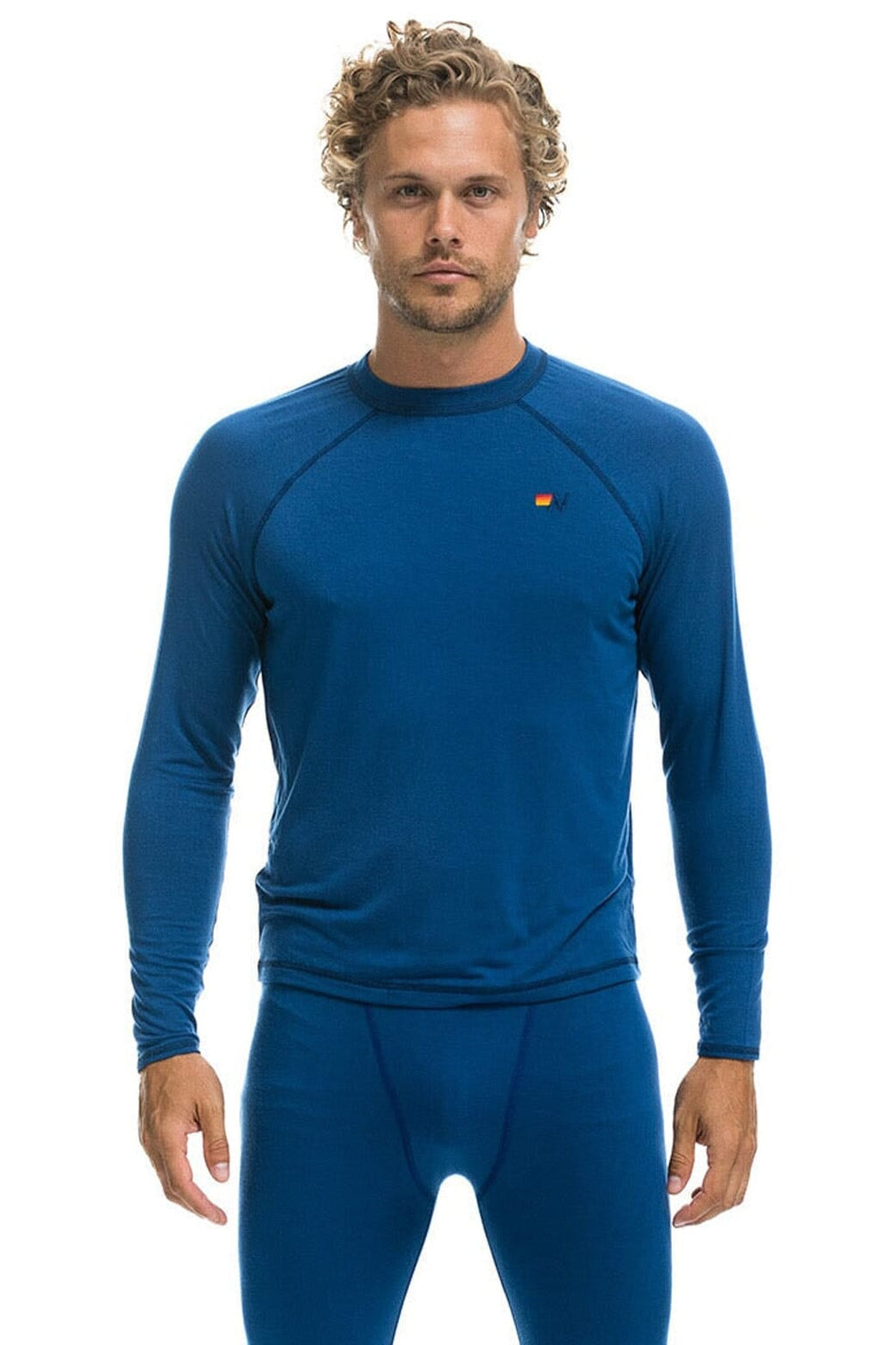 Retro MICRO MODAL BASE LAYER TOP - ROYAL