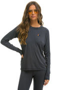 Retro MICRO MODAL BASE LAYER TOP - TITANIUM