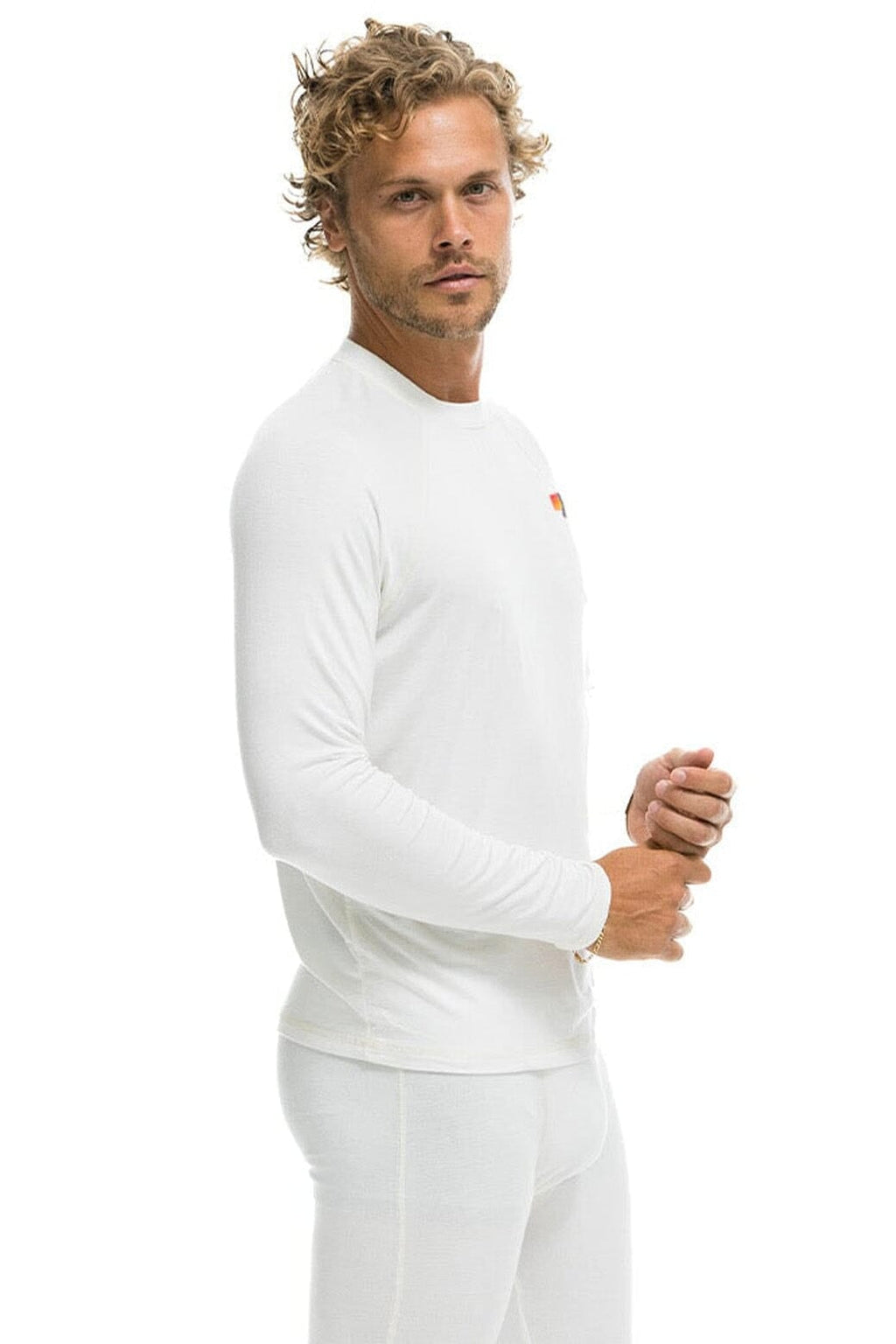 Retro MICRO MODAL BASE LAYER TOP - VINTAGE WHITE
