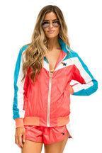 Retro NEW WOMENS ULTRA LIGHT JOGGER SHORTS - NEON RED