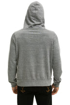 Retro NINJA PULLOVER HOODIE - HEATHER GREY