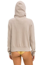Retro NINJA PULLOVER HOODIE - SAND