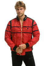 Retro RACER JACKET - CHERRY