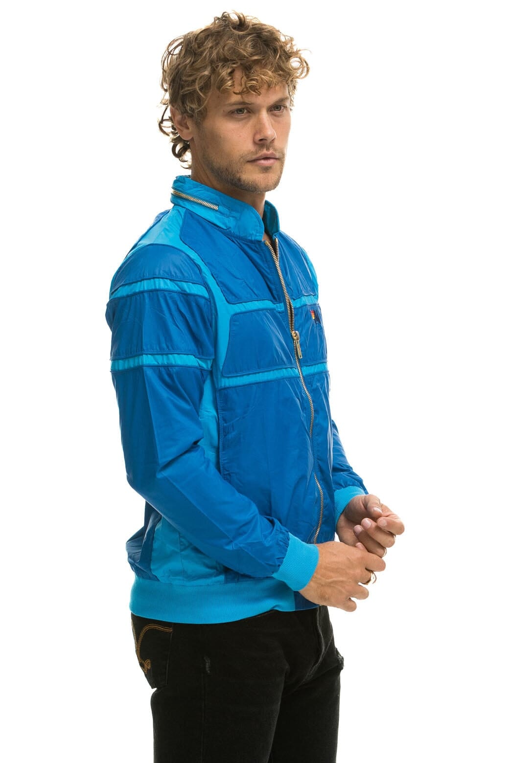 Retro RACER JACKET - SNORKEL BLUE