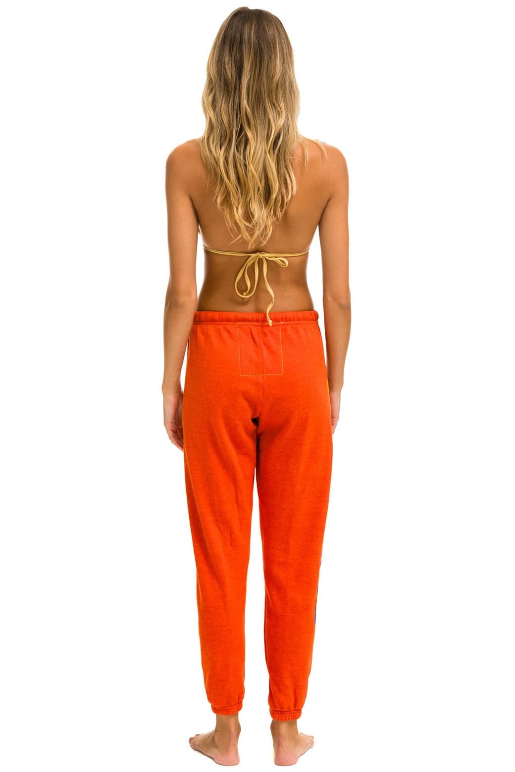 Retro RIDE LOGO SWEATPANTS - ORANGE