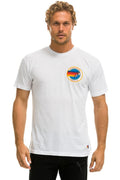 Retro SIGNATURE SMALL VENICE CIRCLE TEE - WHITE