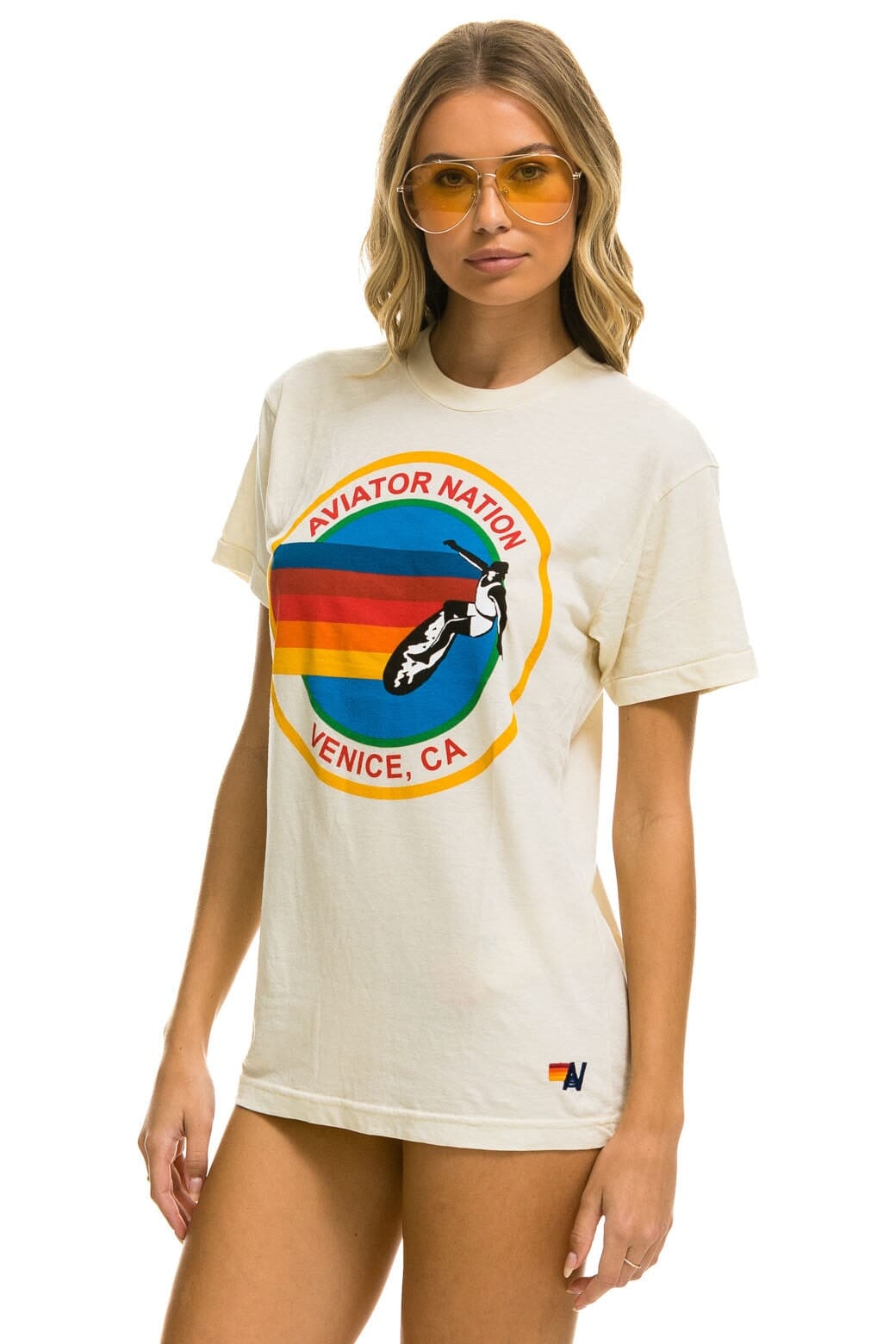 Retro SIGNATURE VENICE TEE - VINTAGE WHITE