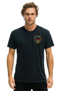 Retro SIGNATURE TEXAS SMALL LOGO TEE - CHARCOAL