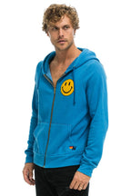 Retro SMILEY 2 HOODIE - OCEAN