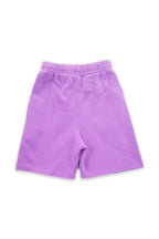 Retro SMILEY KIDS SWEATSHORTS - NEON PURPLE