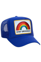 Retro STAY GROUNDED TRUCKER HAT