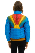Retro SUNBURST JACKET - BLUE CINA