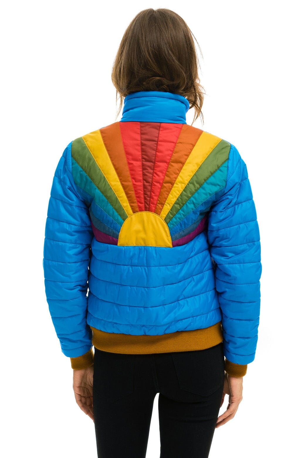 Retro SUNBURST JACKET - BLUE CINA