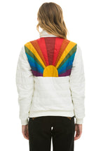 Retro SUNBURST JACKET - WHITE