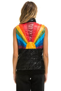 Retro SUNBURST VEST - GLOSSY BLACK