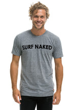 Retro SURF NAKED TEE - HEATHER GREY
